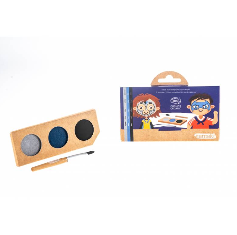 Σετ 3 χρώματα face painting knight & superhero