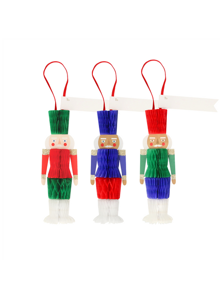 Διακοσμητικά Honeycomb Nutcracker Tags (6τμχ)