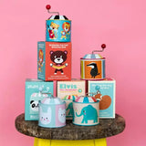 Μουσικό μεταλλικό κουτί μπάντα ζώων