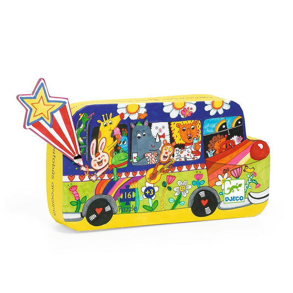 Παζλ σε σχηματικό κουτί the rainbow bus