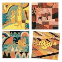 Ζωγραφική με ακουαρέλα ζωάκια στη φύση Paul Klee