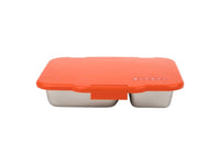 Φαγητοδοχείο Yumbox Stainless Steel Πορτοκαλί με 5 χωρίσματα