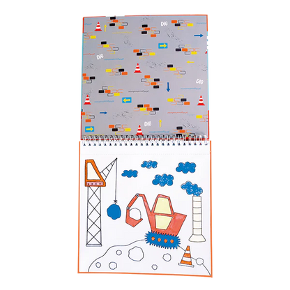 Magic colouring fun - construction