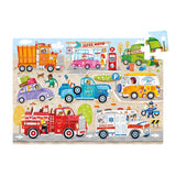 Παζλ 60 τμχ. οχήματα ( Moto jumbo puzzle cars )