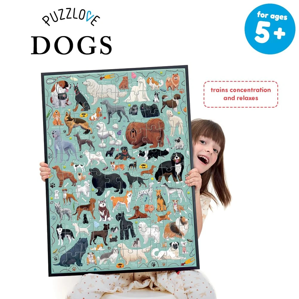 Παζλ “Puzzlove Dogs” 100 τμχ