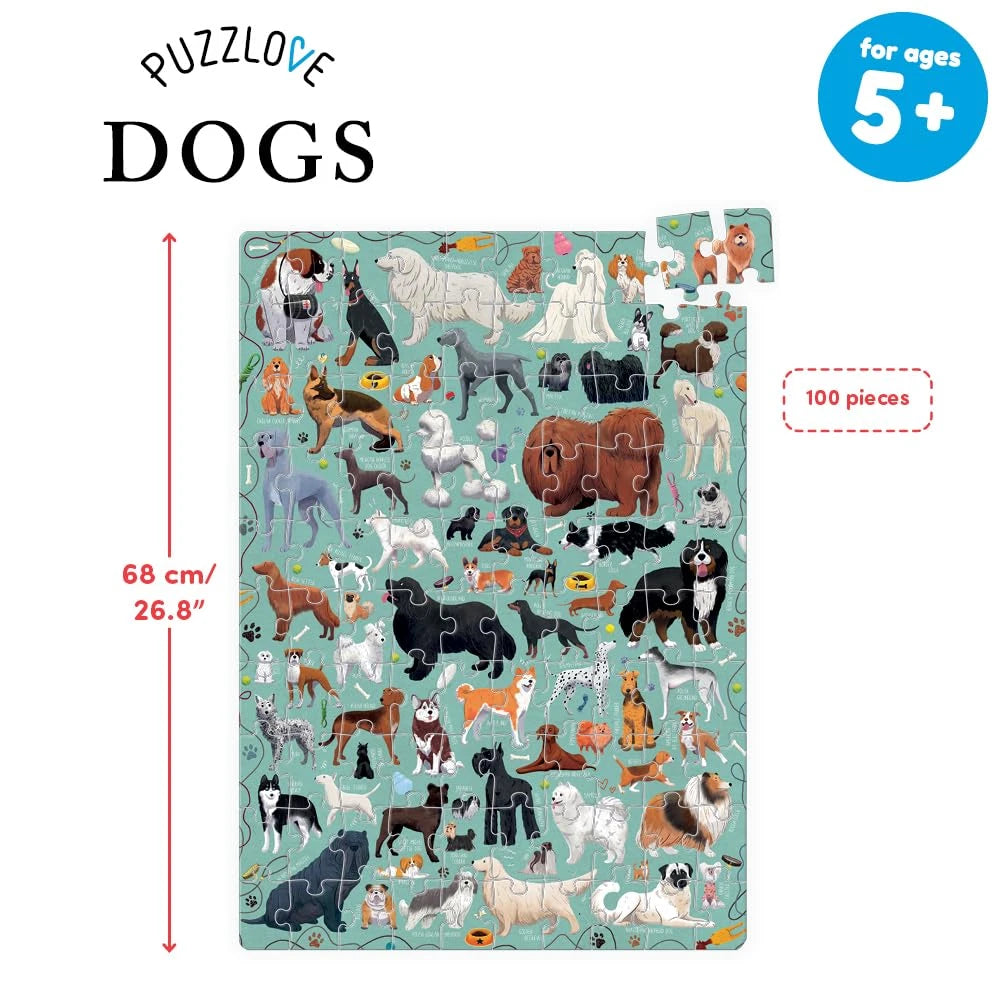Παζλ “Puzzlove Dogs” 100 τμχ