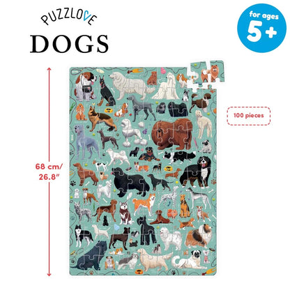 Παζλ “Puzzlove Dogs” 100 τμχ