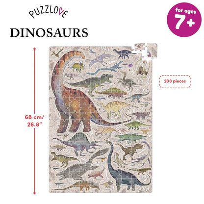 Παζλ “Puzzlove  Dinosaurs” 200 τμχ