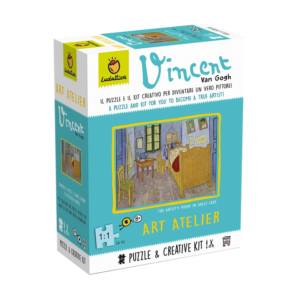 Παζλ 224 τμχ και σετ δημιουργίας Vincent Van Gogh