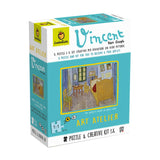 Παζλ 224 τμχ και σετ δημιουργίας Vincent Van Gogh