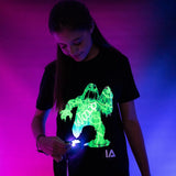 Halloween Glow In The Dark T-Shirt Monster 5-6 Ετών