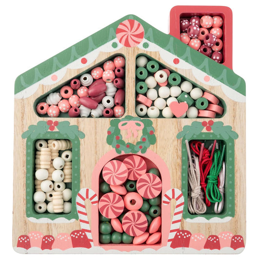 Gingerbread House  Ξύλινο Σετ Κατασκευής Κοσμημάτων