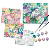 Σετ δημιουργίας - 4 ζωγραφιές με χρωματισμό κατά αριθμούς: φύση