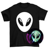 Halloween Glow In The Dark T-Shirt Alien 5-6 ετών