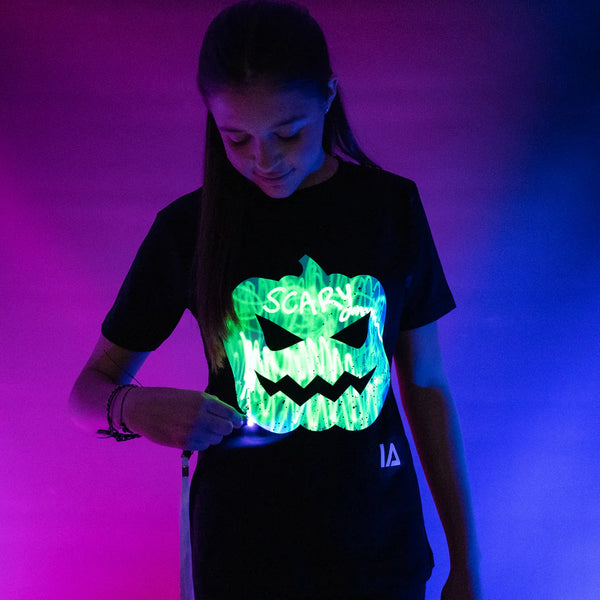 Halloween Glow In The Dark T-Shirt pumpkin 9-11 ετών