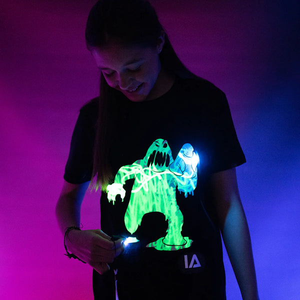 Halloween Glow In The Dark T-Shirt monster 12-14 ετών