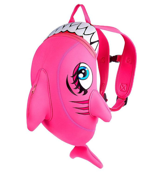 Τσάντα Backpack Crazy Safety Shark Pink