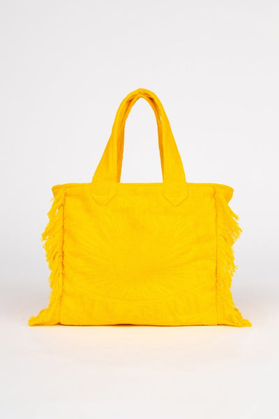 Πετσετέ τσάντα θαλάσσης super yellow