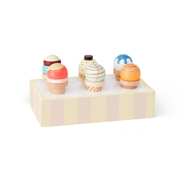 Ξύλινο Σετ Παιχνιδιού Με Παγωτά