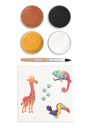 Σετ 4 χρώματα face painting tiger