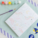 Κιτ ζωγραφικης με αριθμους για παιδια unicorn