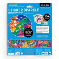 Σετ δραστηριοτήτων με Αφίσα & Αυτοκόλλητα Ocean Life Sticker Sparkle