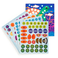 Σετ δραστηριοτήτων με Αφίσα & Αυτοκόλλητα Ocean Life Sticker Sparkle