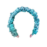 Scrunchieband μπλε boho