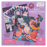 Μαγνητικό Παζλ 4 σε 1