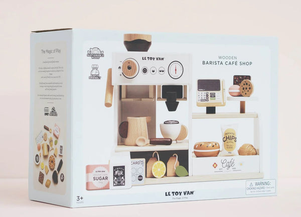 Ξύλινη καφετέρια barista