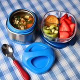 Θερμός φαγητού Yumbox μπλε