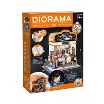 DIY 3D Ξύλινη Κατασκευή "Bakery Diorama"