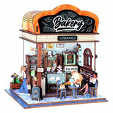 DIY 3D Ξύλινη Κατασκευή " Bakery Diorama"