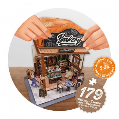 DIY 3D Ξύλινη Κατασκευή "Bakery Diorama"