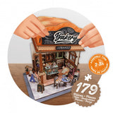 DIY 3D Ξύλινη Κατασκευή " Bakery Diorama"
