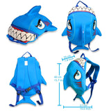 Τσάντα Backpack Crazy Safety Shark Blue