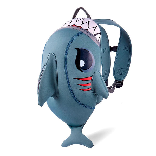 Τσάντα Backpack Crazy Safety Shark Grey