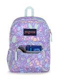 Τσάντα πλάτης cross town fluid floral pastel lila 26L