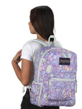 Τσάντα πλάτης cross town fluid floral pastel lila 26L
