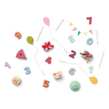 Ξύλινο σετ διακόσμησης γενεθλίων