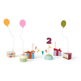 Ξύλινο σετ διακόσμησης γενεθλίων