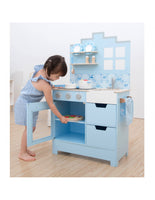 Ξύλινη κουζίνα Delft Blue