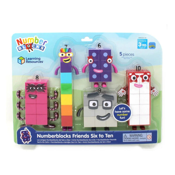Numberblocks Friends Six to Ten
