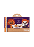 Σετ 3 χρώματα face painting pumpkin & skeleton