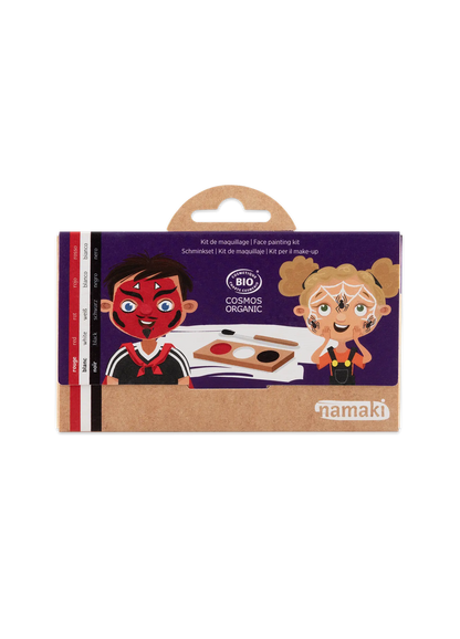 Σετ 3 χρώματα face painting devil & spider