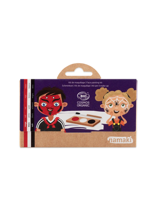 Σετ 3 χρώματα face painting devil & spider