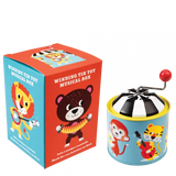 Μουσικό μεταλλικό κουτί μπάντα ζώων