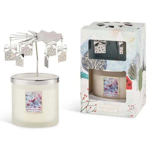 Σετ δώρου αρωματικό κερί με καρουζέλ berry frost
