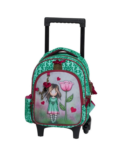 Τσάντα trolley νηπιαγωγείου santoro πράσινη