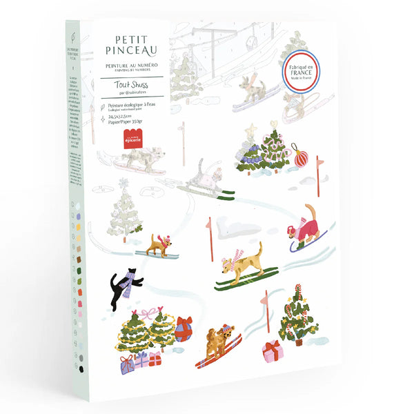 Κιτ ζωγραφικης με αριθμους σκι